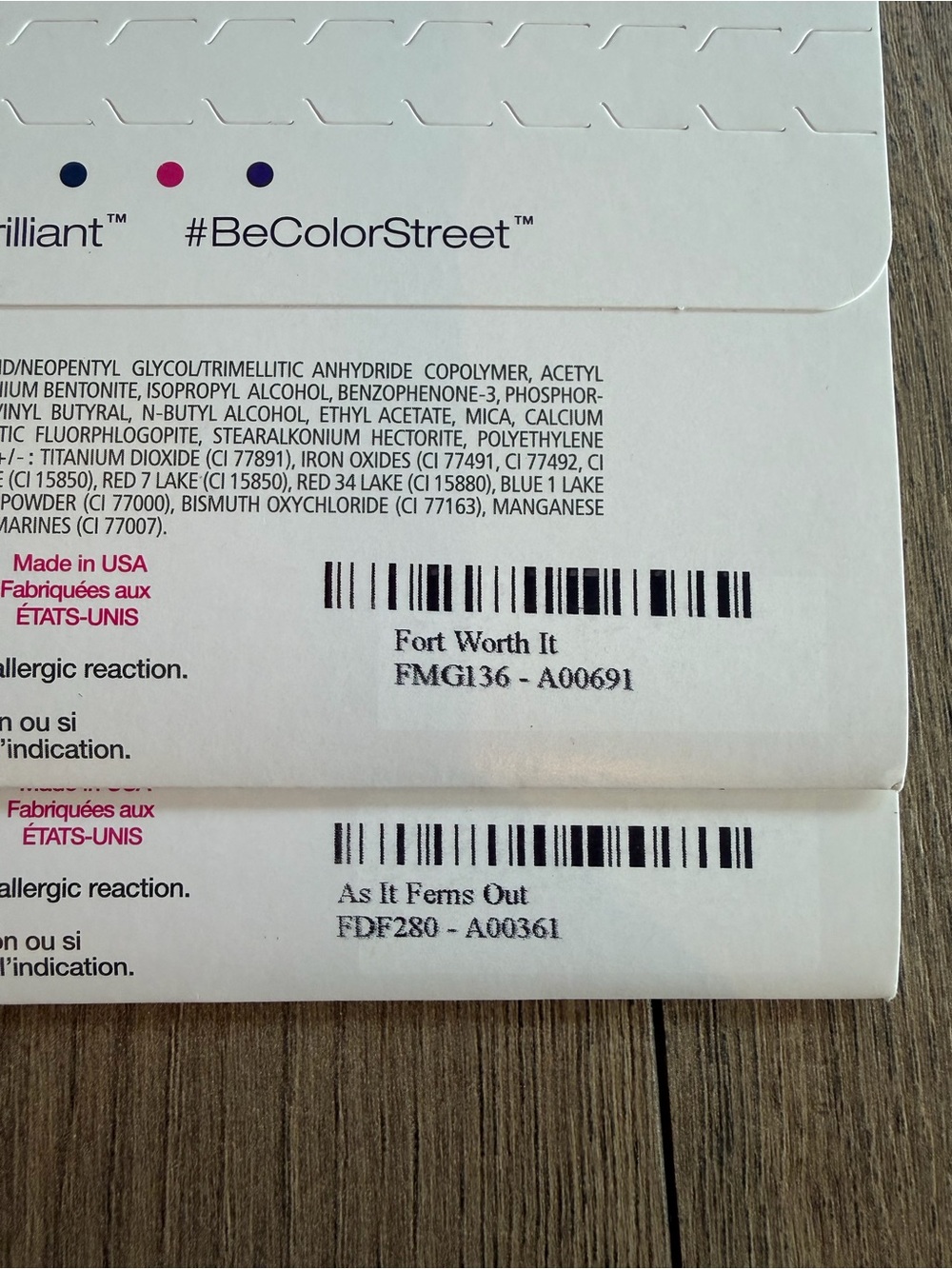 Color Street Nail Set Bundle (2) - Picture 2 of 2